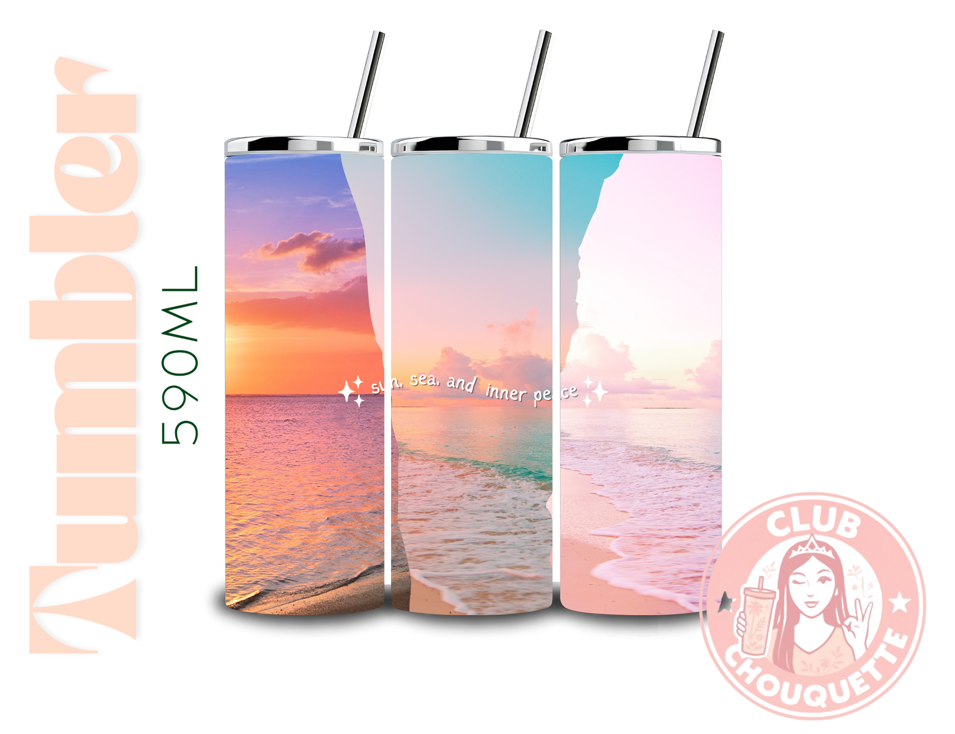Tumbler Thermos Sunset