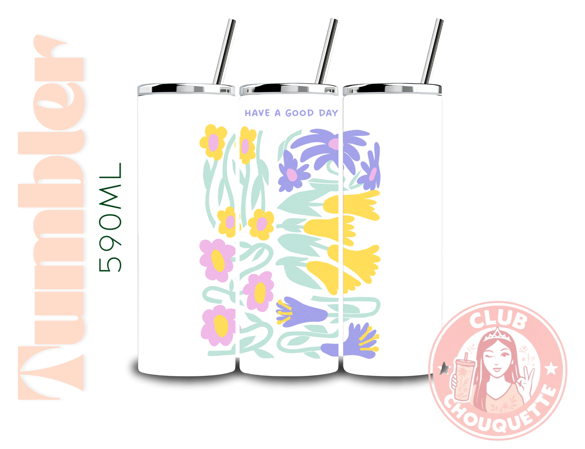 Tumbler Thermos Bouquet