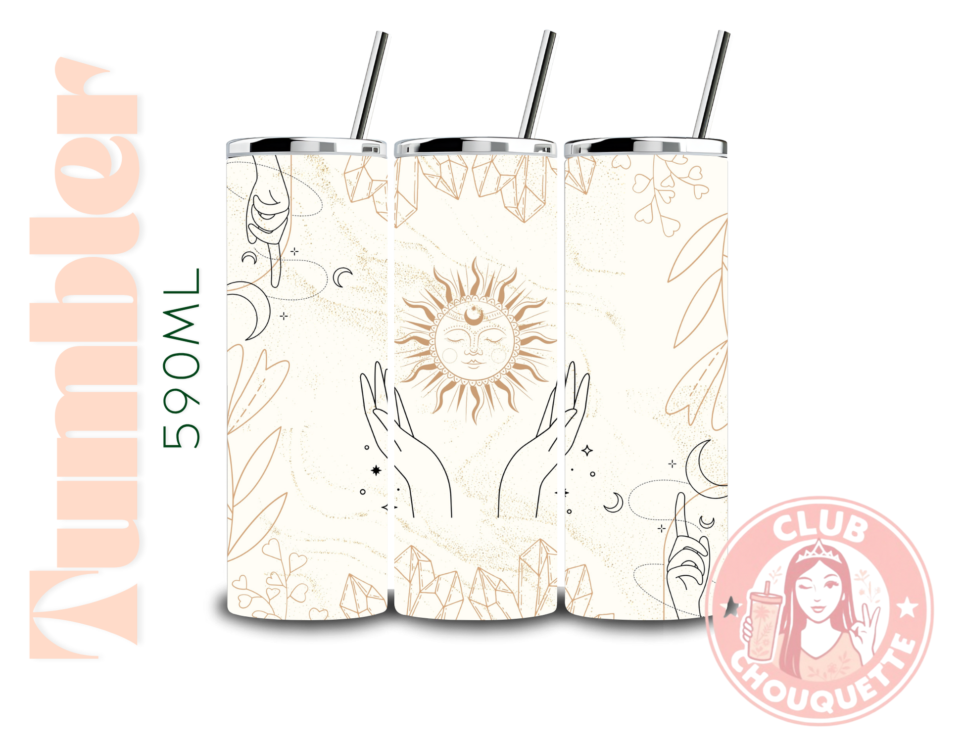 Tumbler Thermos Celeste