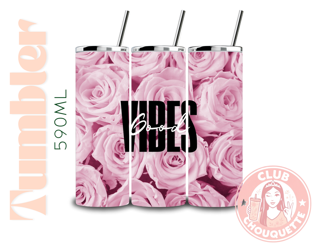 Tumbler Thermos Roses