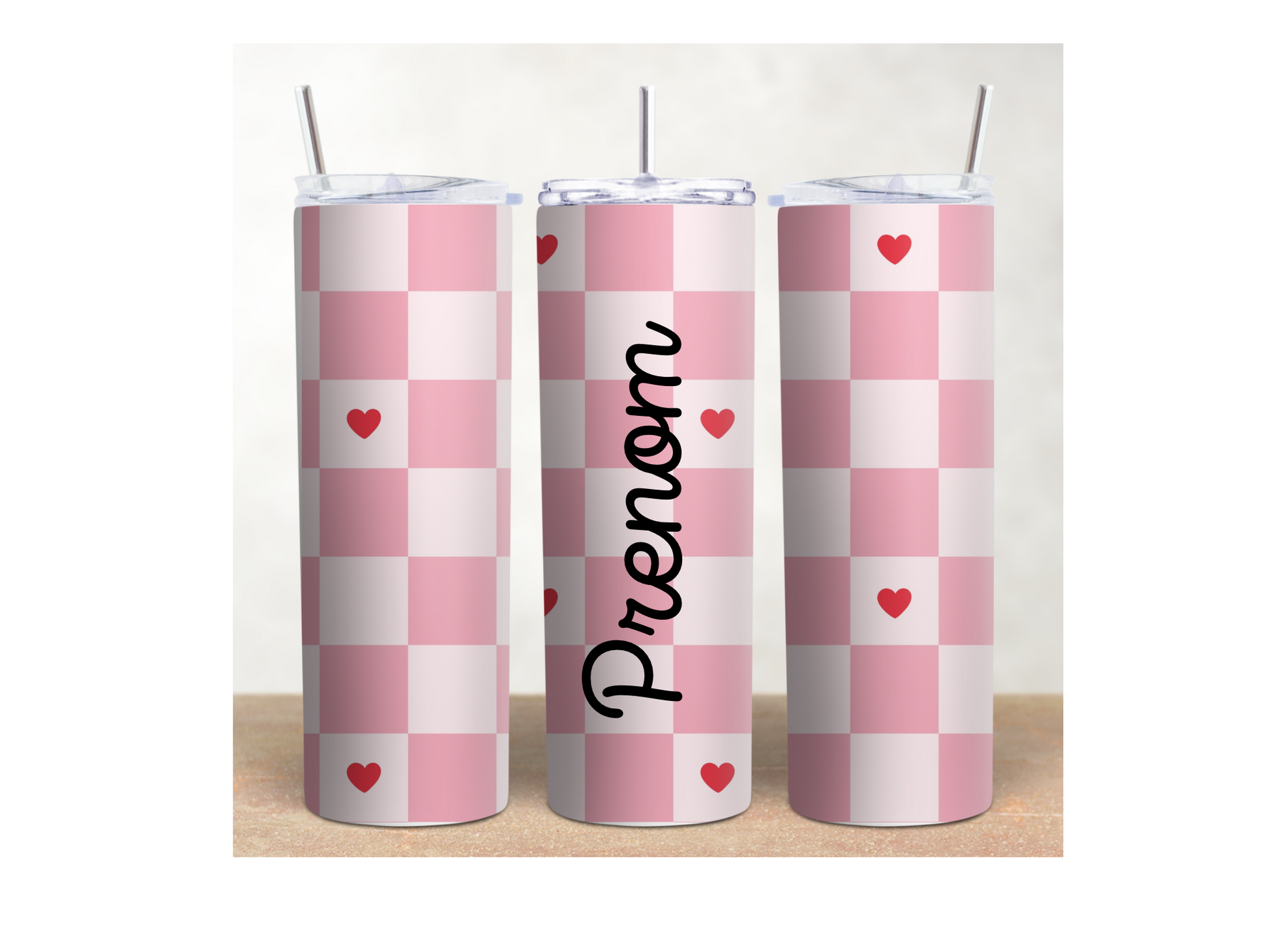 Tumbler Thermos 590ml Damier